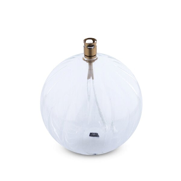 Clear Elegant Round Oil Lamp