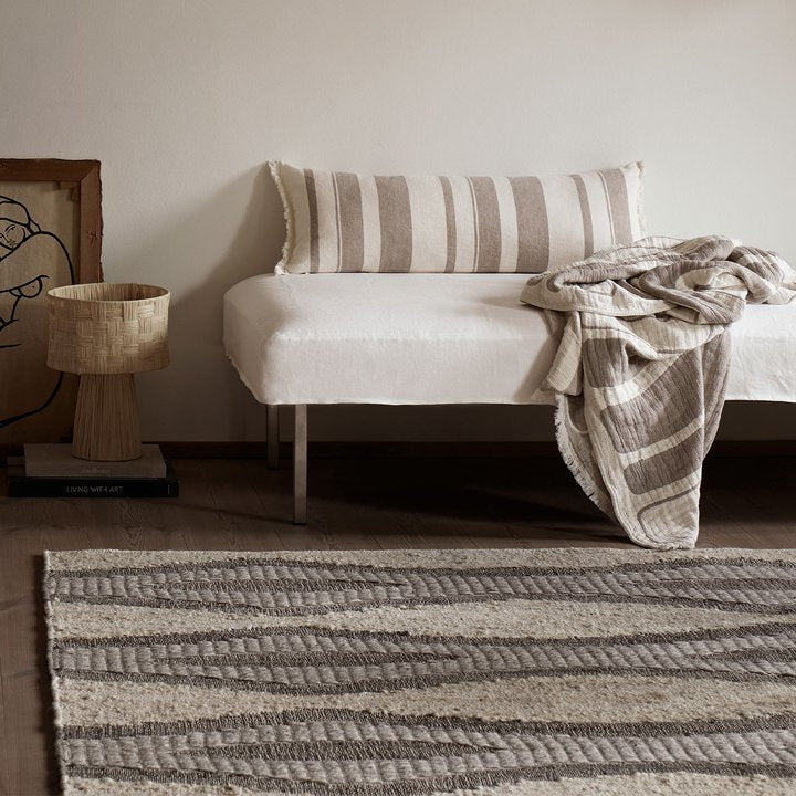 Wool & Jute Wave Rug