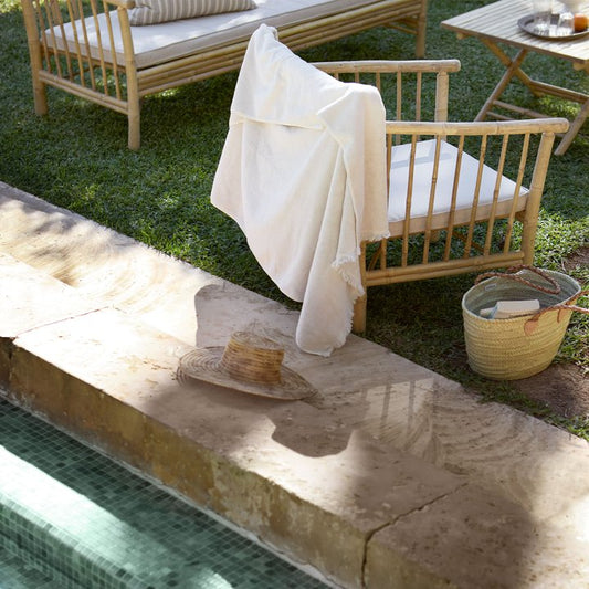 Frill Cotton Terry Bath Sheet