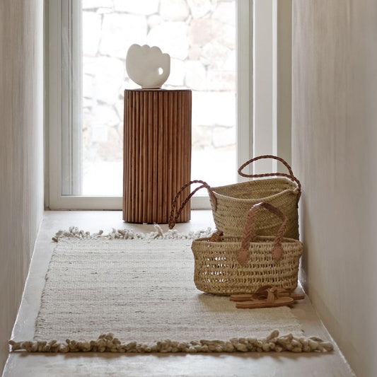 Sand Wool Rug - 80 x 300