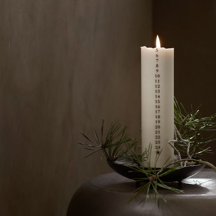 Advent Stearin candle