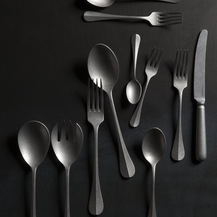 Stainless Steel Matte Flatware - Set of 5