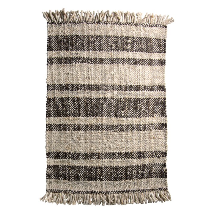 Mocca Warm Wool Rug - 4ft