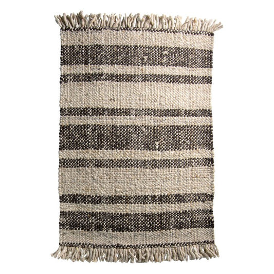 Mocca Warm Wool Rug - 4ft