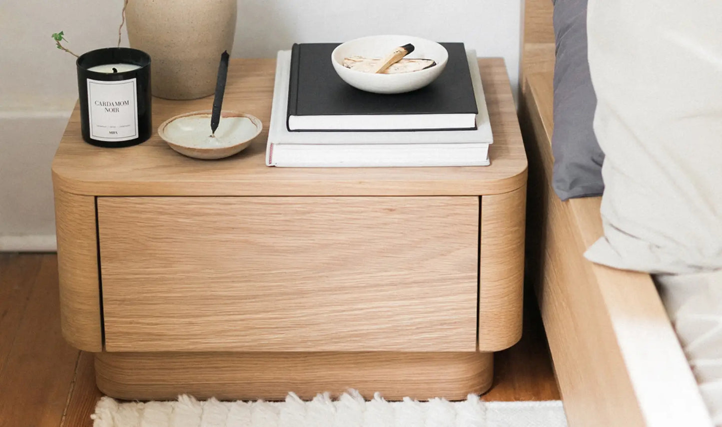 Round Off Small Nightstand